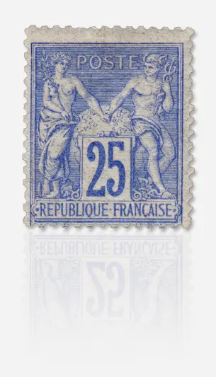 N° 68. 25c outremer Sage