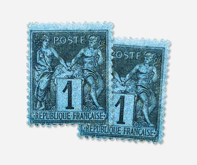 N° 84.1c Sage « Bleu de Prusse »