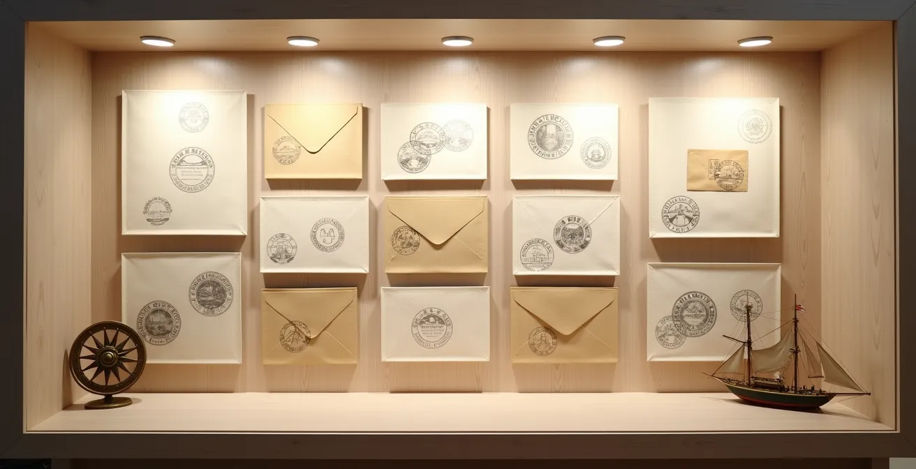 Collection de cachets postaux maritimes français du XIXe siècle