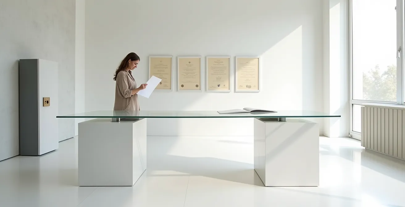 Documentation et certificats d'expertise pour assurance de collection philatélique