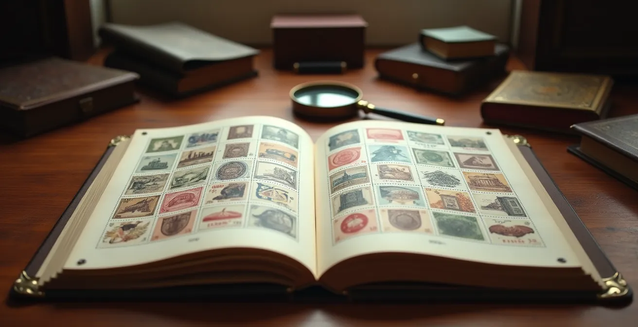 Comparaison côte à côte de deux timbres classiques français montrant l'impact des marges